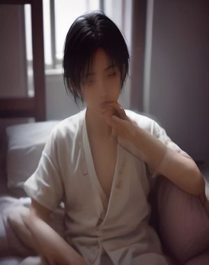 医疗诊室内专业医生向成年患者讲解性健康知识，暖色灯光下书桌上摆放解剖模型，氛围专业严肃