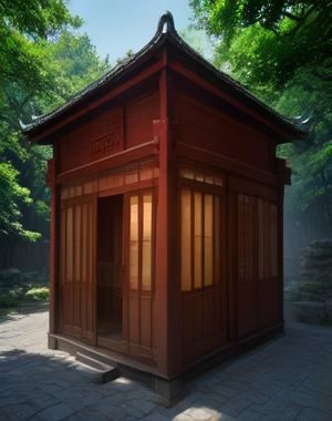 性健康防护产品展示台，安全套与口腔牙齿屏障并排摆放，背景为低饱和暗金色调医疗环境